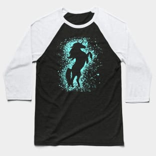 Magical Blue Unicorn Baseball T-Shirt